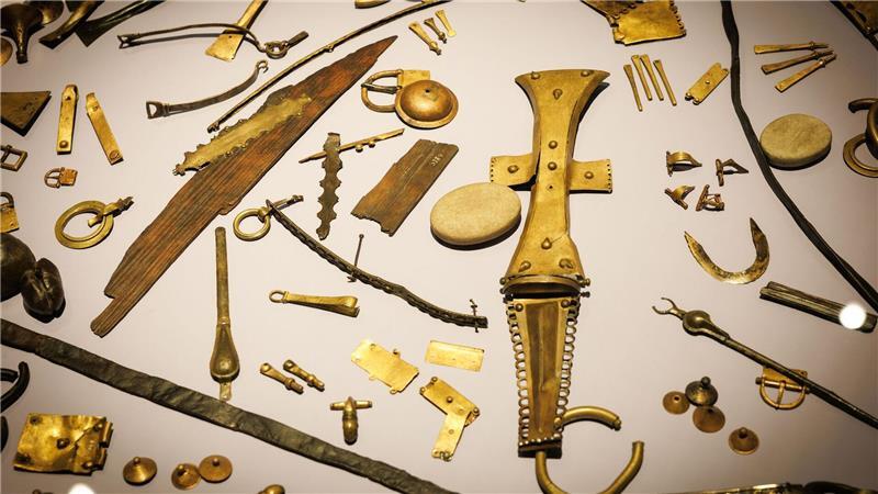 Rund 1.200 germanische Objekte aus dem heutigen Norddeutschland sind im Varusschlacht-Museum in Kalkriese zu sehen.