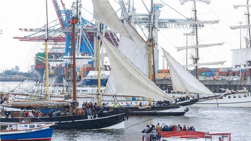 Rund 250 Schiffe kamen zum Hafengeburtstag nach Hamburg.