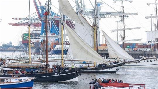 Rund 250 Schiffe kamen zum Hafengeburtstag nach Hamburg.