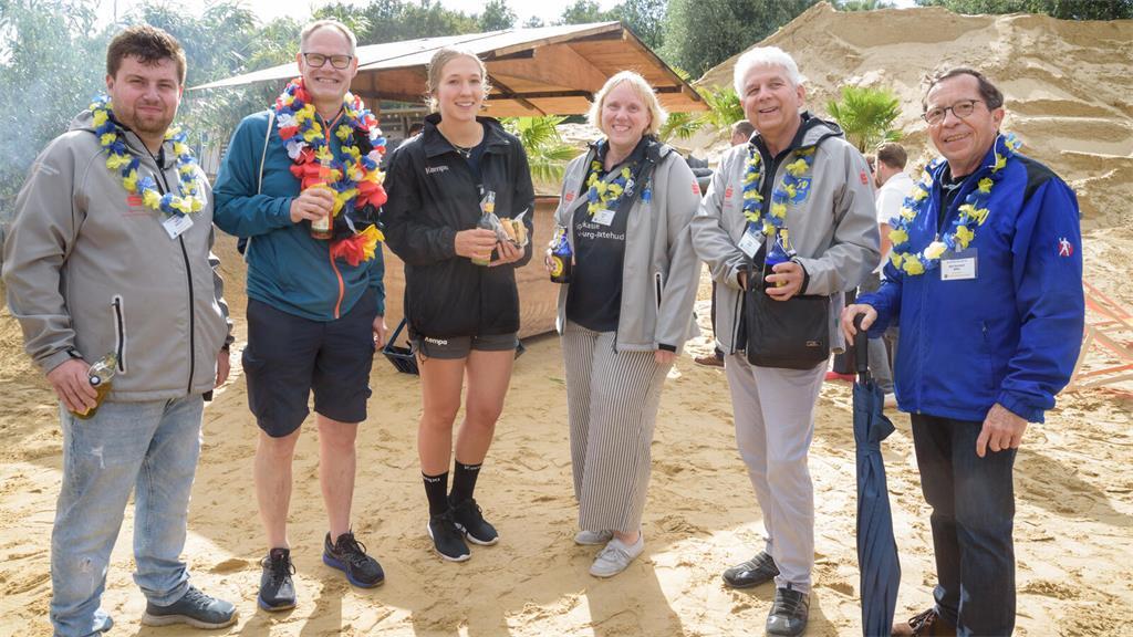 Rund 90 geladene Gäste kamen zum Beach-Saison-Opening des BSV in die Sandkuhle v...