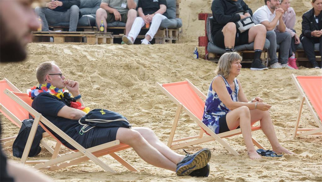 Rund 90 geladene Gäste kamen zum Beach-Saison-Opening des BSV in die Sandkuhle v...