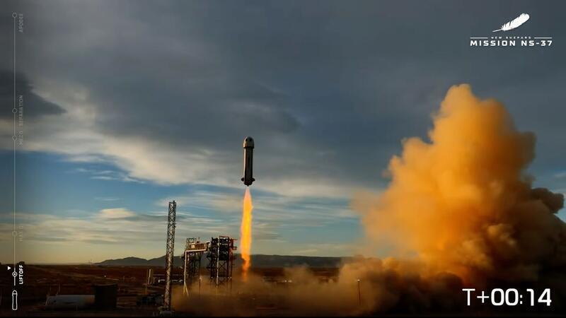 Rund elf Minuten waren die beiden Deutschen im All.