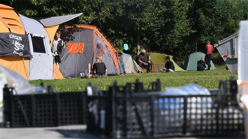 Rund vier Wochen soll das Punk-Protestcamp auf Sylt dauern. 