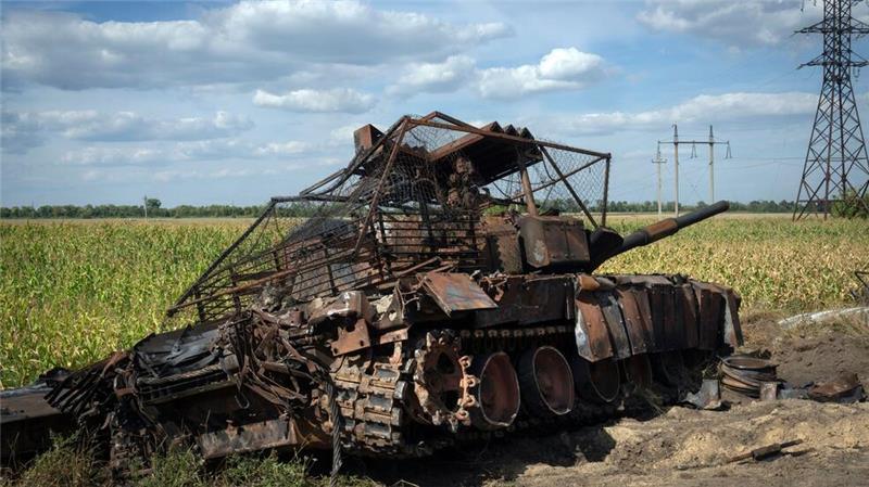 Russland greift Ukraine massiv mit Raketen an Russland hat bereits viele Panzer verloren. (Archivbild)