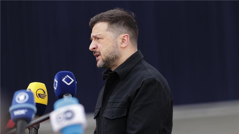 Russland ist nicht mehr so stark wie früher, sagte der ukrainische Präsident Selenskyj.