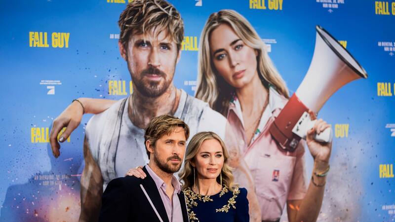 „The Fall Guy“: Emily Blunt und Ryan Gosling in Berlin Ryan Gosling und Emily Blunt bei der Premiere des Films „The Fall Guy“.