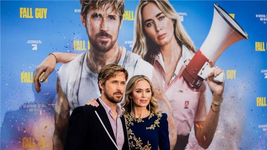 Ryan Gosling und Emily Blunt stellen „The Fall Guy“ in Berlin vor.