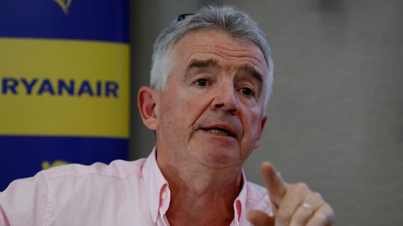 Ryanair-Chef O’Leary fordert ein Getränkelimit für Passagiere vor dem Flug. (Archivbild)