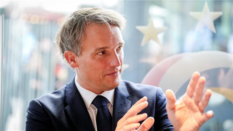 SAP-Chef Christian Klein und weitere Firmenvertreter waren zu Gast beim Digitalgipfel. 