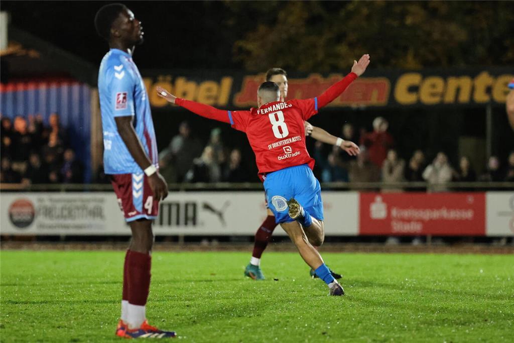 SV Drochtersen Assel - SC Weiche Flensburg, Freitag, 15. November 2024.