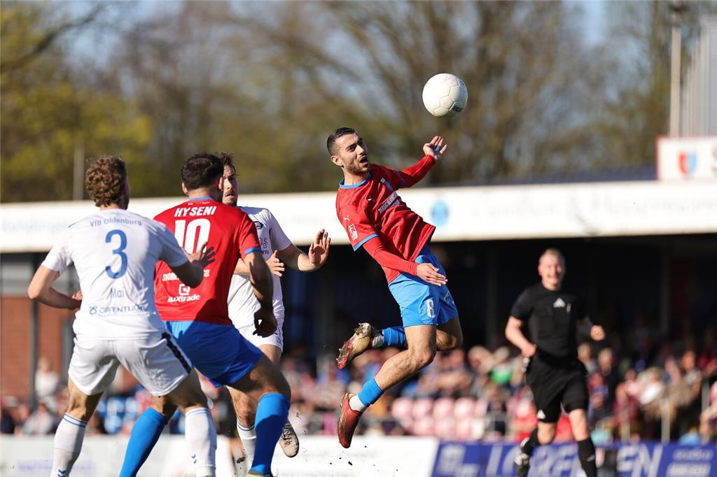 SV Drochtersen Assel - VfB Oldenburg am Samstag, 12. April 2025.