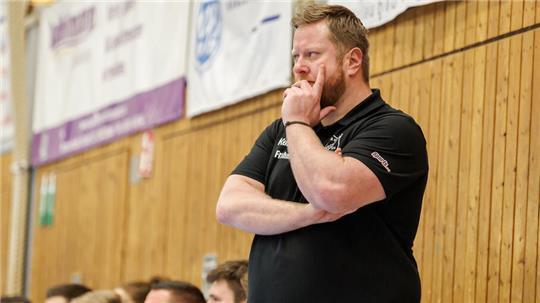 SV-Trainer Robert Frahm: „Ich sehe das positiv. Wir haben den hohen Favoriten gefordert.“