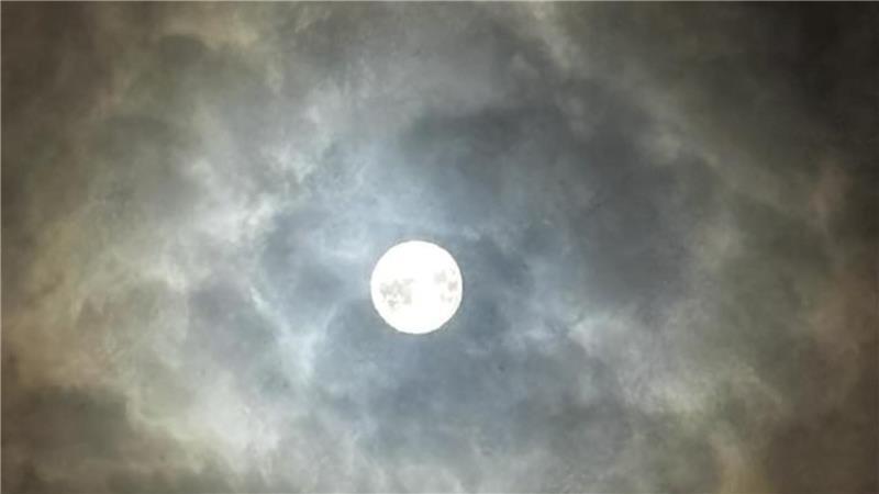 Sabine Bordasch hat eine Lücke in den Wolken für diesen Schnappschuss genutzt.