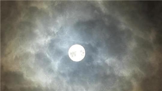 Sabine Bordasch hat eine Lücke in den Wolken für diesen Schnappschuss genutzt.