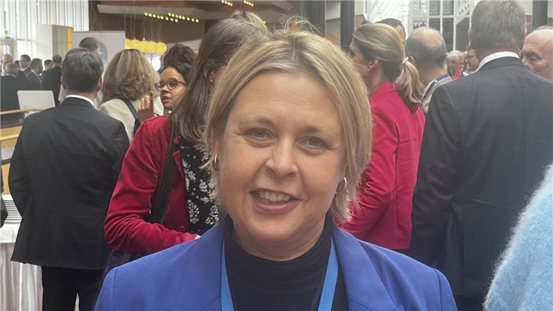 Sabine Hesse, Geschäftsführerin von Hesse-Druck in Stade.