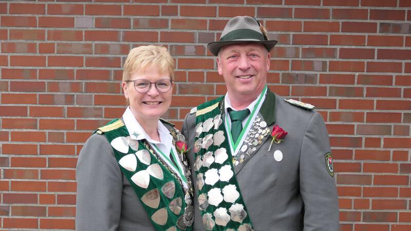 Sabine und Frank Schütt vom Schützenverein Hüll