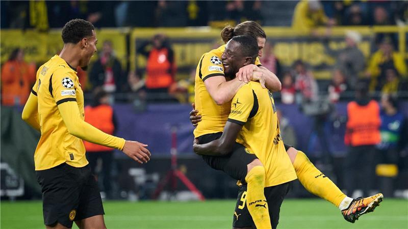 Sabitzer (Mitte) und Guirassy sorgten im Verbund für die Vorentscheidung und das 3:1.