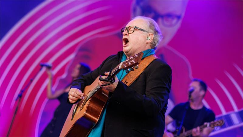 Sänger Heinz Rudolf Kunze feiert mit der Patchwork-Familie. (Archivbild)