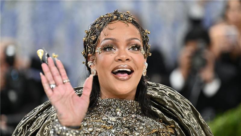 Sängerin Rihanna kam wie üblich als letzte. 