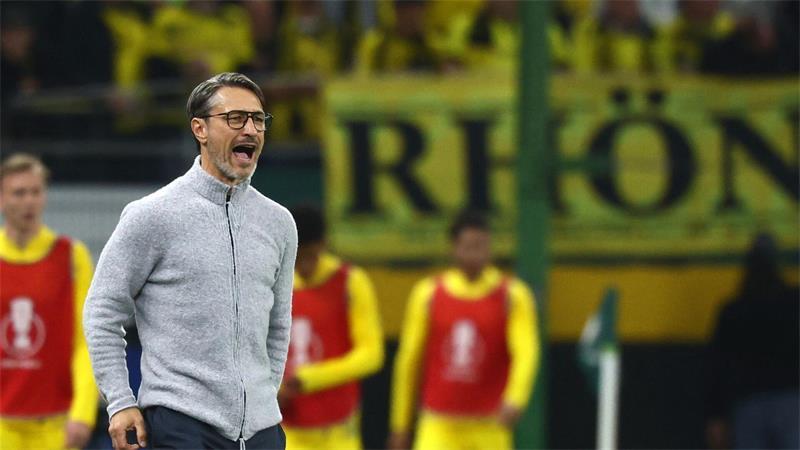 Erst holprig, dann souverän: BVB gegen Fünftligisten weiter Sah am Ende einen souveränen Sieg seines BVB: Dortmund-Trainer Nico Kovac.