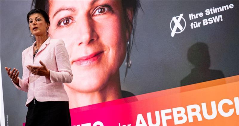 Sahra Wagenknecht, Bundesvorsitzende vom Bündnis Sahra Wagenknecht, soll die neue Partei in den Bundestag bringen.