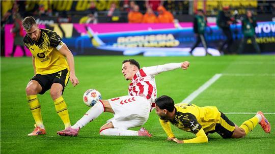 Said El Mala (M) stellte die BVB-Defensive immer wieder vor Probleme.