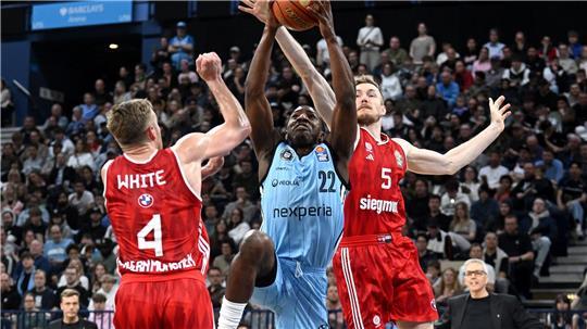 Saison-Highlight für die Hamburg Towers: das Spiel gegen Meister FC Bayern in der Barclays Arena (Archivbild)  