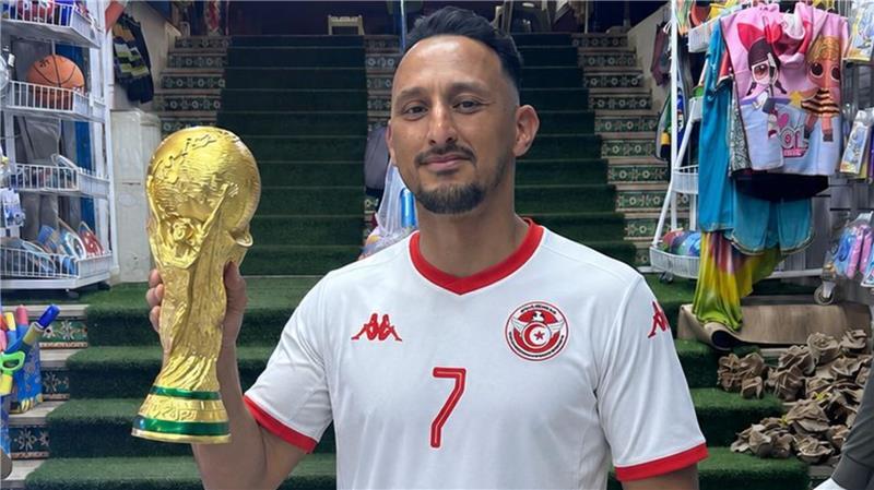 Salim Aichaoui im WM-Fieber: Der Trainer der BSV-Fußballer hat tunesische Wurzeln.