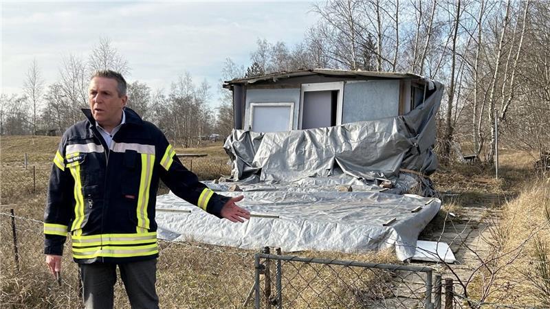 Samtgemeindebürgermeister Timo Gerke unterwegs auf der Insel.