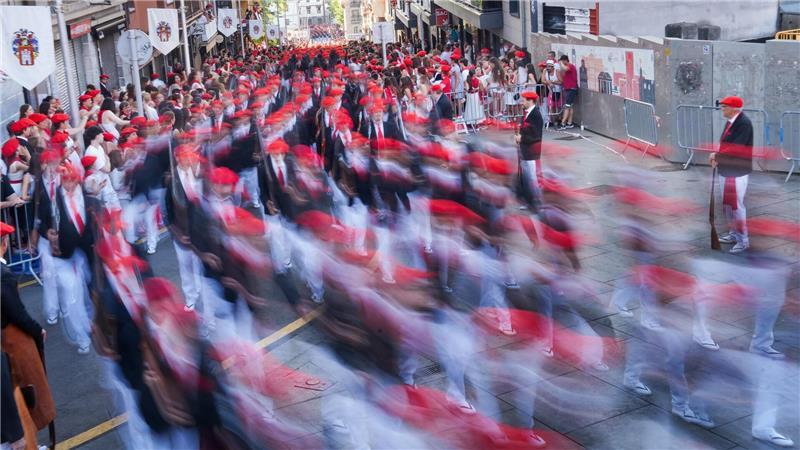 San Marcial-Fest in Spanien