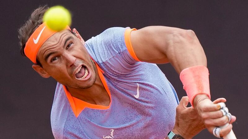 Sandplatzkönig Rafael Nadal ist in Rom schon in der zweiten Runde ausgeschieden.