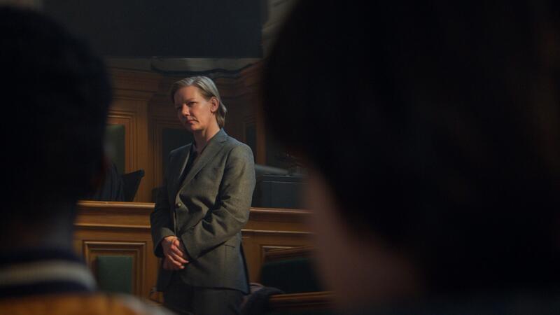 Sandra Hüller spielt die Hauptrolle in dem Film „Anatomie eines Falls“.