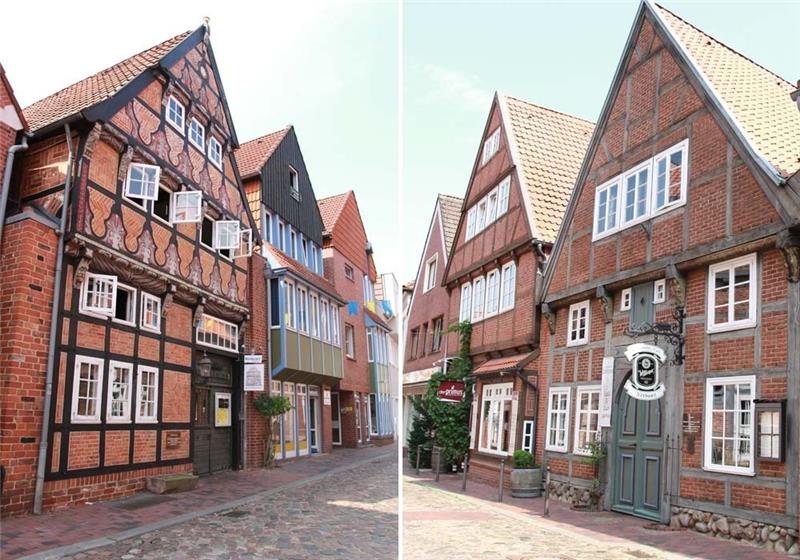 Sanierungsbedürftige Aushängeschilder der historischen Altstadt: Das Haus Fischerstraße 3, erbaut 1553, und das Abthaus, erbaut 1628, gehören – noch – dem Heimatverein. Fotos: Richter