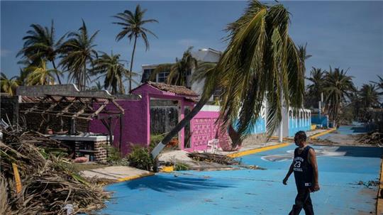 Schäden in Acapulco nach dem Hurrikan „Otis“.