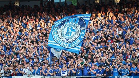 Schalke-Fans bei einem Fußballspiel - gut möglich, dass auch einige von ihnen schalke04 als Passwort auserkoren haben. 
