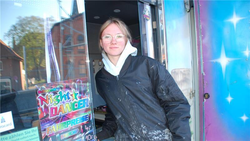 Schaustellerin aus Überzeugung: die 17-jährige Viviane Brüel.