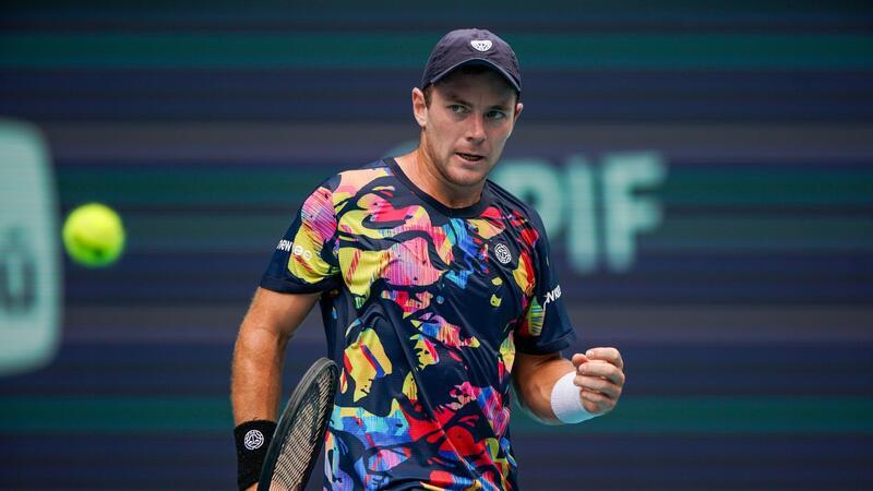 Tennisprofi Koepfer unterliegt Medwedew in Miami Schied in Miami aus: Dominik Koepfer.