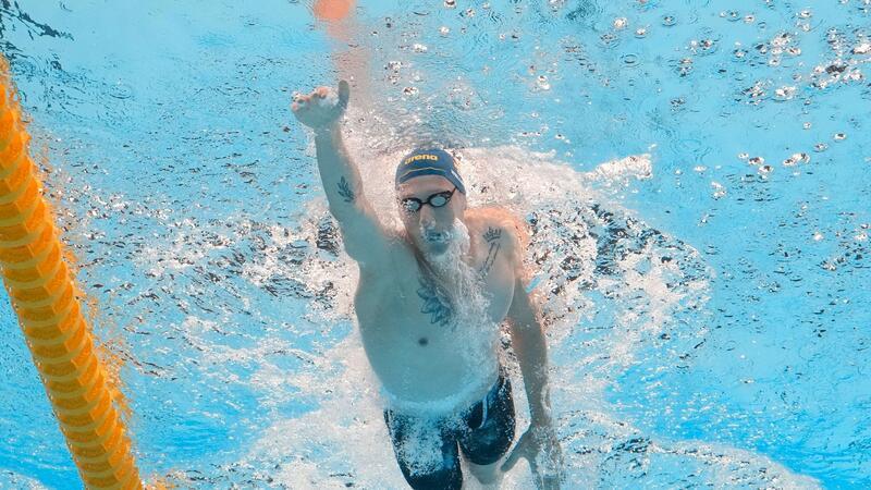 Raus im Vorlauf: Wellbrock weit von Olympia-Form weg Schied über 800 Meter Freistil bereits im Vorlauf aus: Florian Wellbrock.