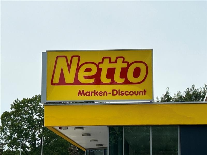 Schild eines Netto-Marktes in der Region - auch in Oldendorf will der Discounter sich ansiedeln.