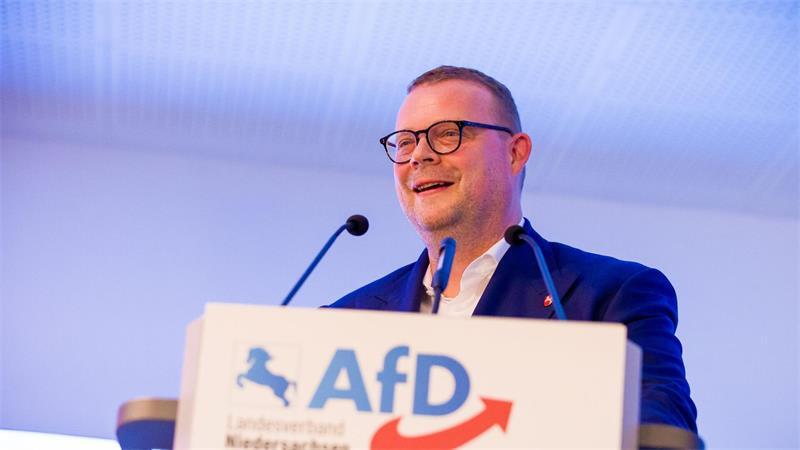 Schledde ist seit 2024 Vorsitzender der AfD in Niedersachsen. (Archivbild)