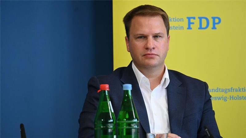Beschwerde gegen Landeswahlliste der Nord-FDP Schleswig-Holsteins FDP-Landeschef Christopher Vogt muss sich auch mit einer Beschwerde auseinandersetzen. (Archivbild)
