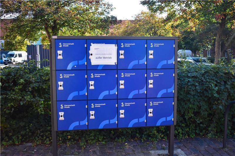 Schließfächer am Platz Am Sande