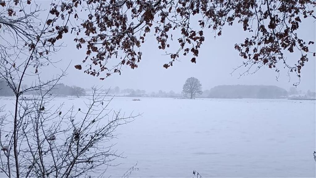 Schnee, wohin man auch blickt. Leserin Cindy De Fox hat dieses Foto über Faceboo...