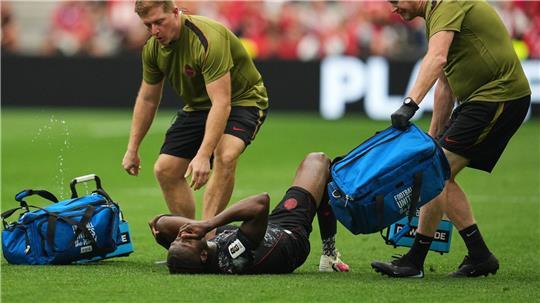 Schockmoment: Koné musste verletzt raus.