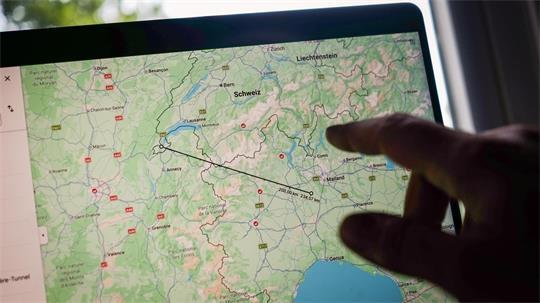 Schöne Strecke: In Google Maps lassen sich am Rechner nicht nur Luftliniendistanzen, sondern auch Flächen messen.