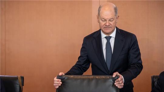 Scholz nennt den Vorwurf von Trump „schlicht falsch und gefährlich“. 