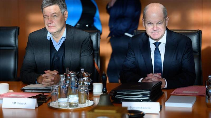 Scholz rügt Habeck und schließt 