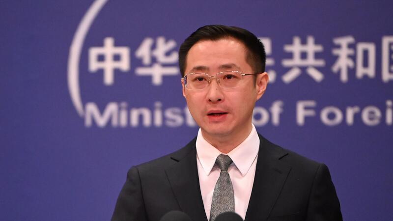 Schon seit Jahren wird über die Verwendung chinesischer Technik im deutschen 5G-Netz debattiert, wobei sich nun eine Entscheidung andeutet. Der chinesische Außenamtssprecher Lin Jian warnt vor einer Politisierung. (Archivbild)