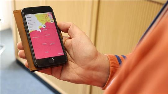 Schon seit Tagen melden die Wetter-Apps in Deutschland schlechte Luft. Auch der Kreis Stade ist größtenteils rot eingefärbt.