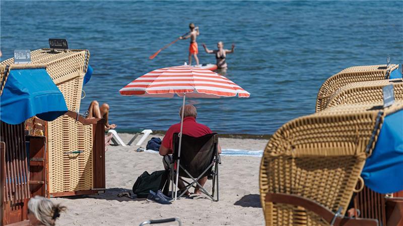 Schon zu Pfingsten war in Schleswig-Holstein bestes Strandkorb-Wetter. 